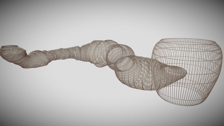 rattan light 3D Model