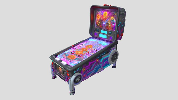 Pinball Modern – Kostenloses 3D-Modell STL