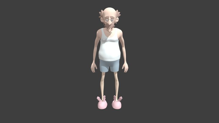 Thaatha 3D Model