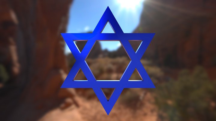 Star of David – Modelo 3D gratuito STL