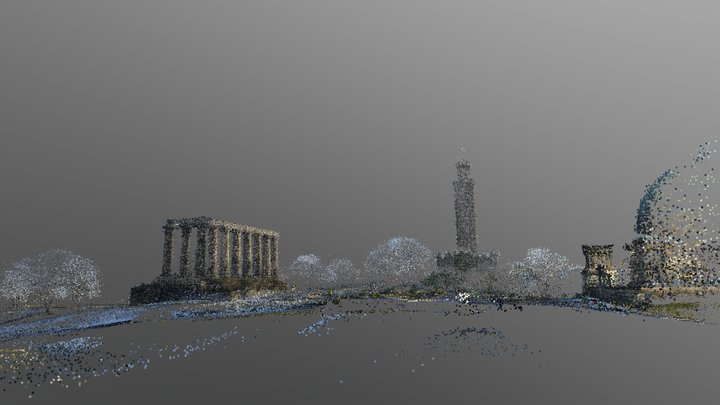 Calton Hill Point Cloud, Edinburgh 3D Model