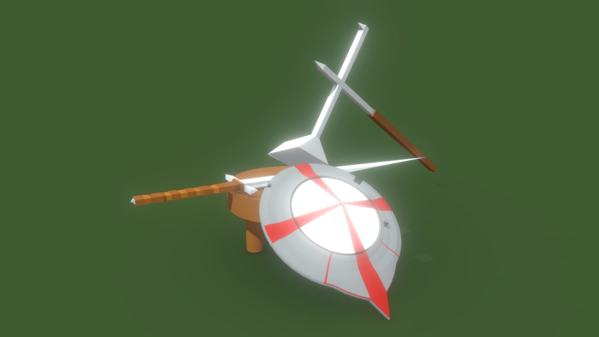 Sword, Shield & Axe