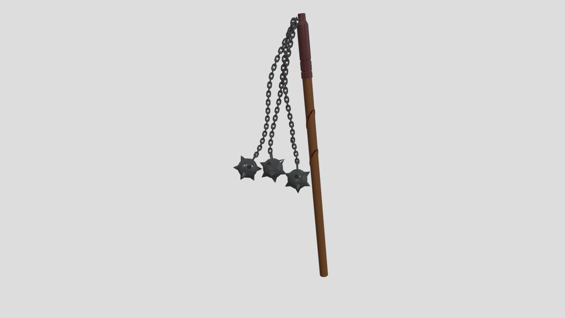 Mace 3 Spiked Balls, FLAIL - Download Free 3D model by abdullahussain01