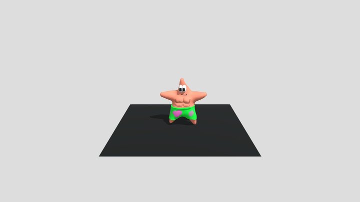 Gym Patrick Star 3D Model