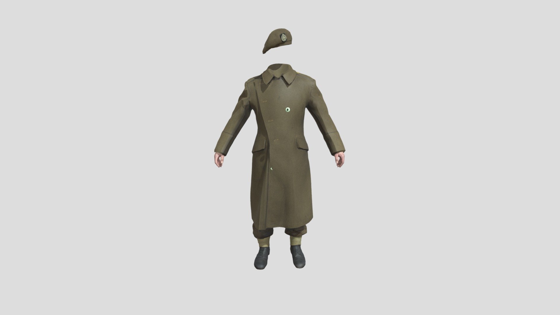 test soldier coat from carlo