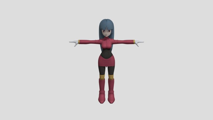 Sabrina Pokemon 3D Model