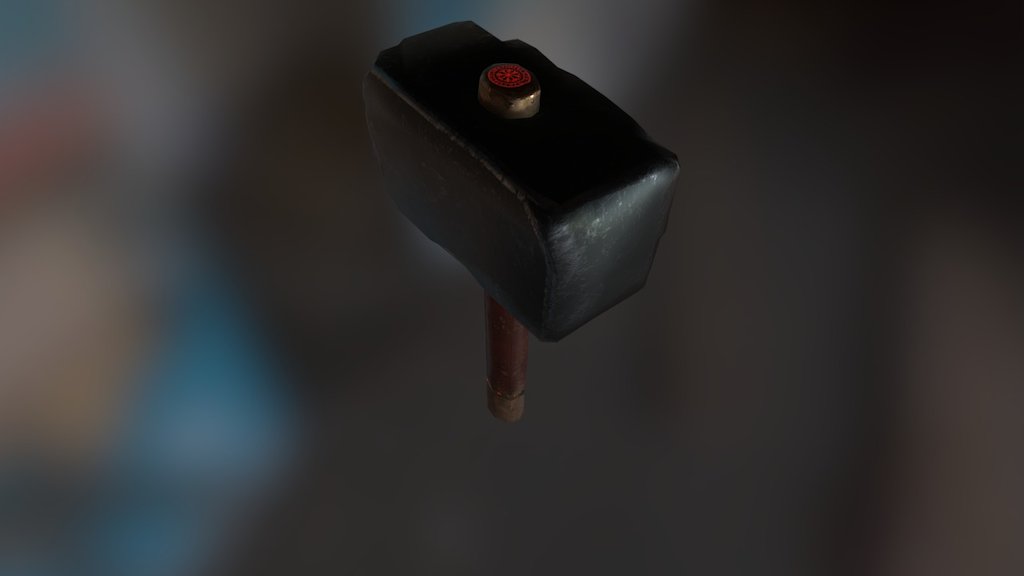Rust - Norse Hammer - 3D model by Uriki9 [07014a3] - Sketchfab
