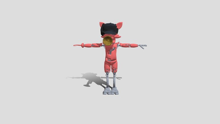 trumpet fox 3D Model