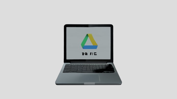 Laptop - Google Drive 3D Model