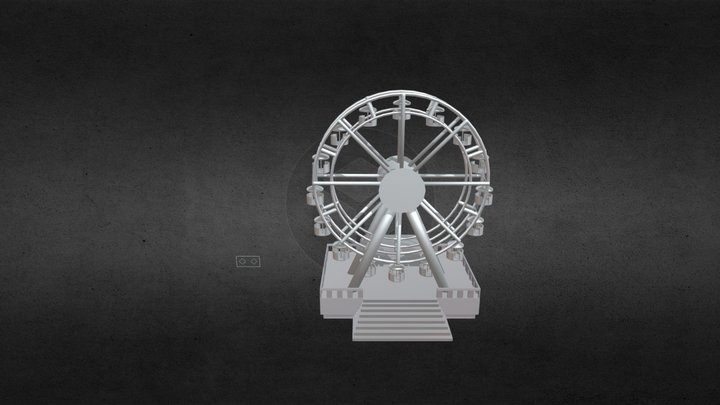 Fair Ferris Wheel 3D Model