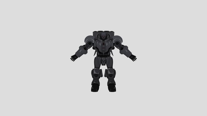 Metal Knight 3D Model