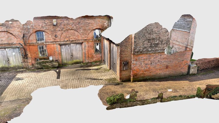 Manor out buildings 3D Model