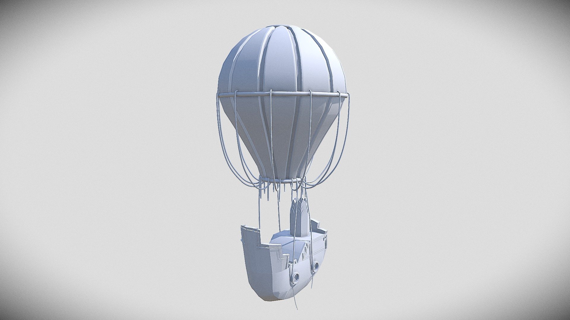 Airship - 3D model by cindyvanottele [0707022] - Sketchfab