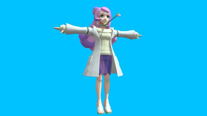 Nurse Miriam of Pokemon Scarlet & Violet 3D Model