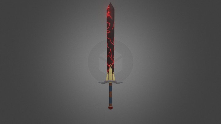 Fantasy sword 3D Model