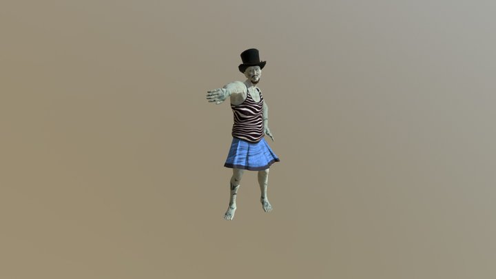 Ampeter with Samba Dancing 3D Model