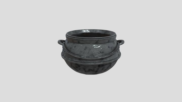 Cauldron Charm 3D Model
