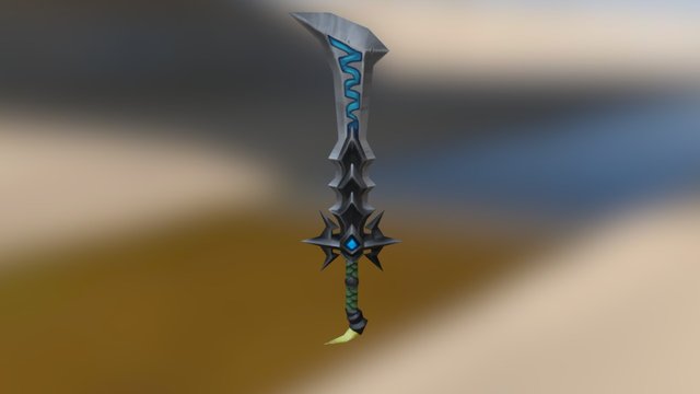 Black Blade 3D Model