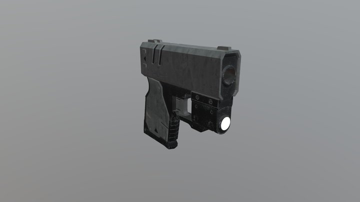 Revolver 3D Model