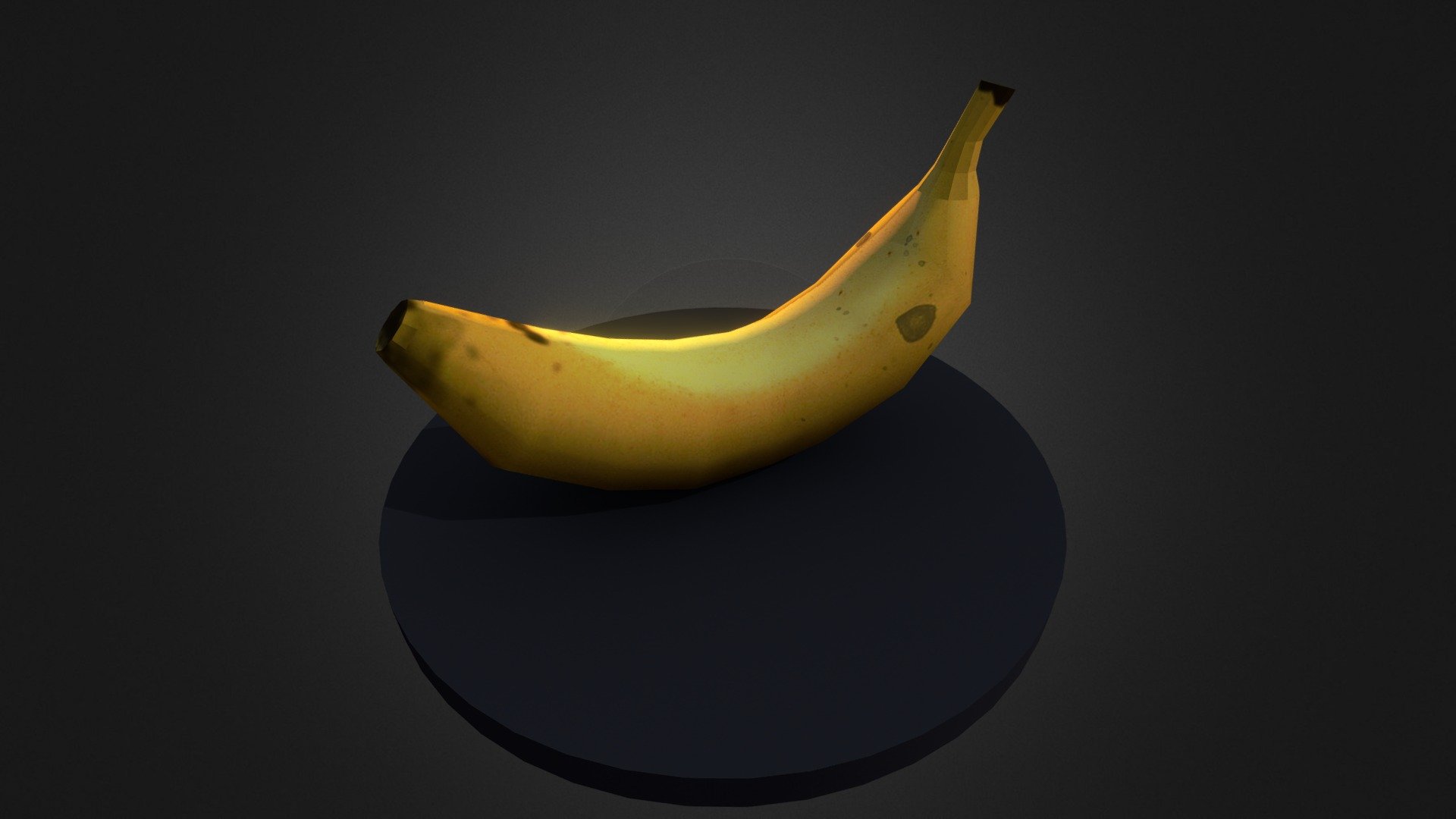 banane 3d low poly
