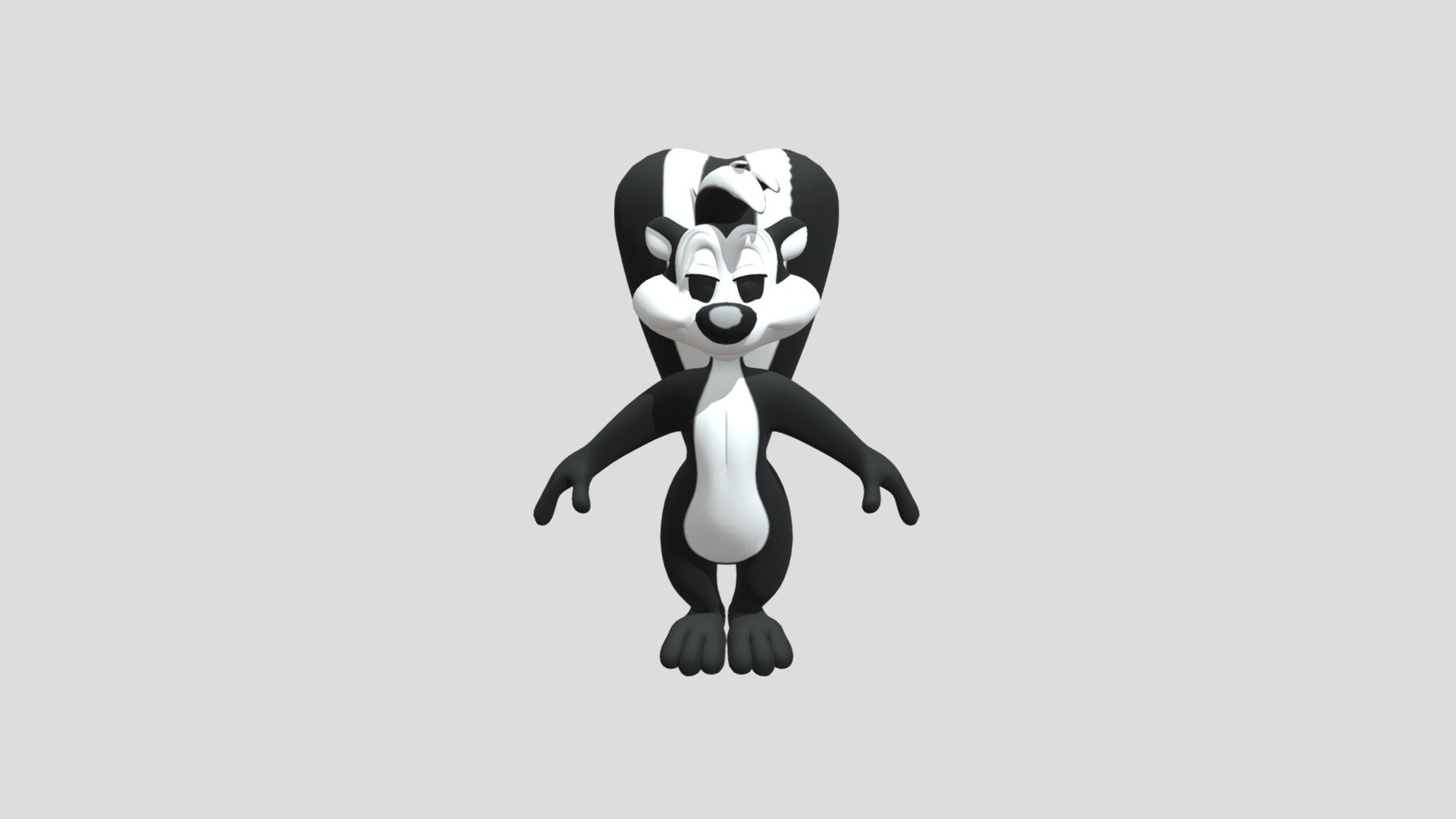 Pepe Le Pew Download Free 3d Model By Modezs1 [070d254] Sketchfab