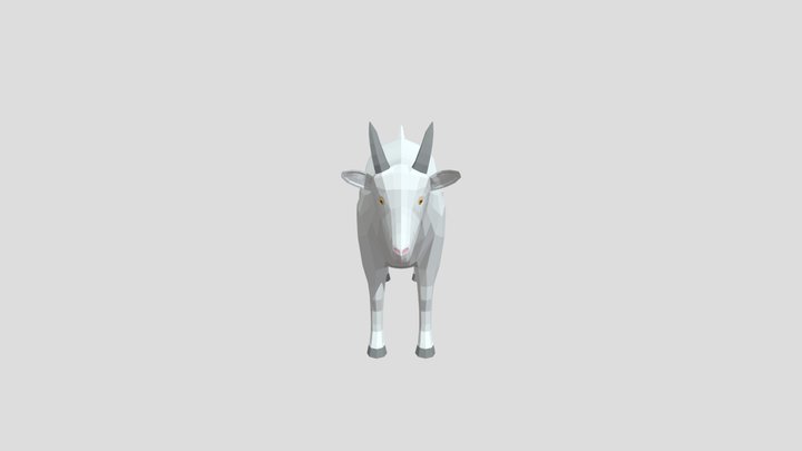Low Poly Goat