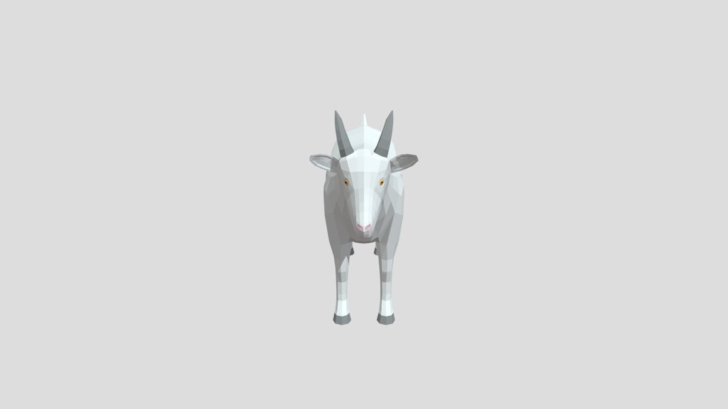 Low Poly Goat
