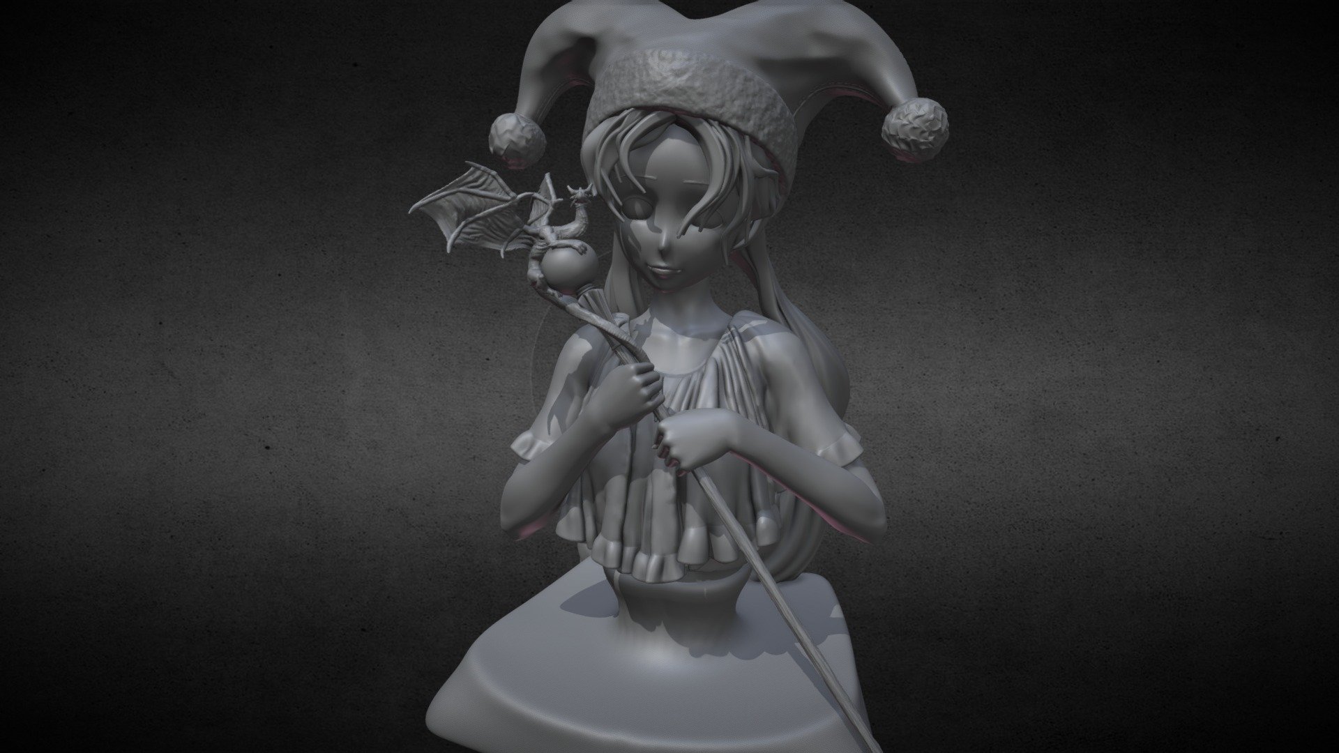 Princess Shelfaniel. 3D printable