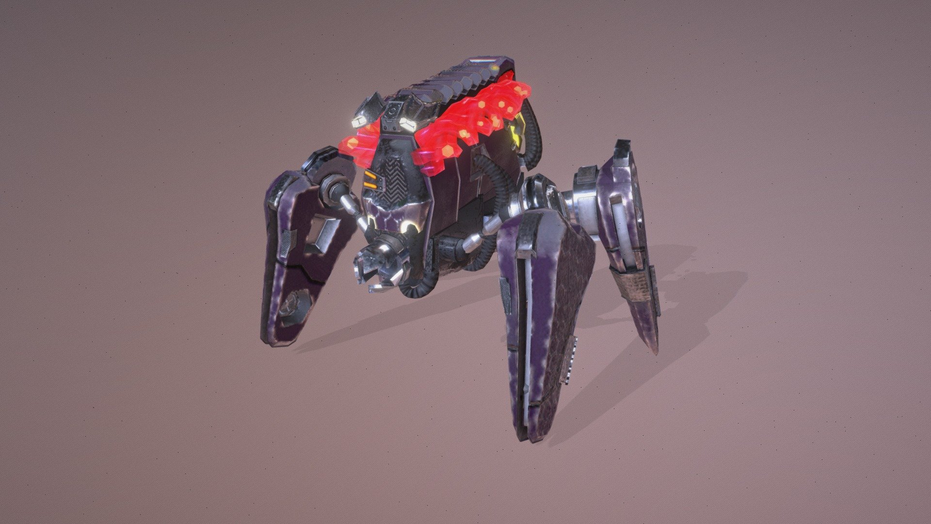 MechaSpider - 3D model by Lizaveta Lubskaya (@Gvenviar) [070ecef ...