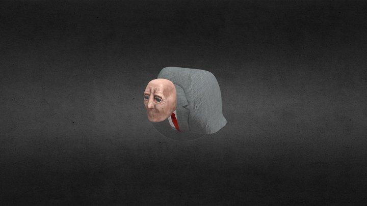 Slug Man 3D Model