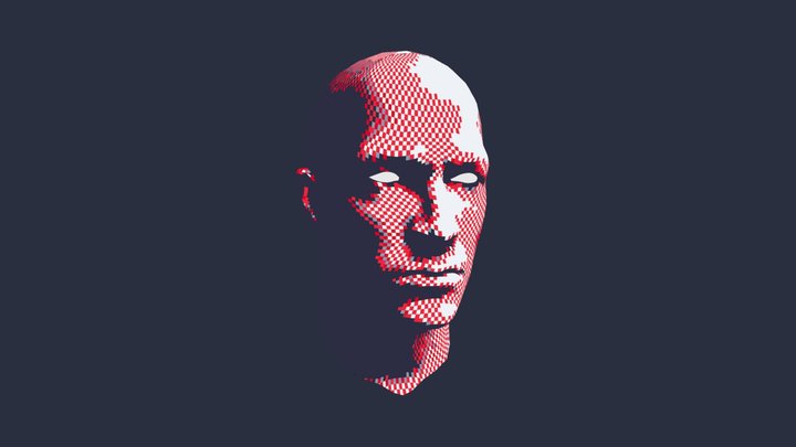 Dithered texture 3D Model