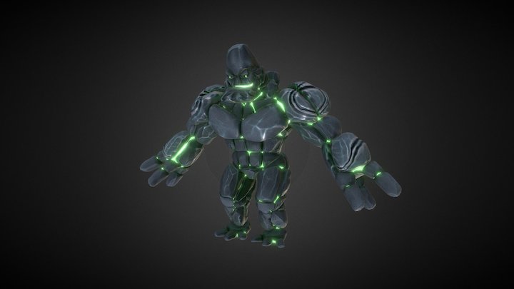 Boss: Golem 3D Model
