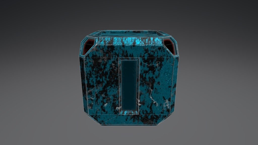 Cube Blue - 3D model by Icradin [0711bb2] - Sketchfab