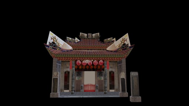 青山宮 3D Model