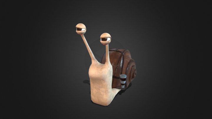 Angry snail adventurer – Modello 3D gratuito STL