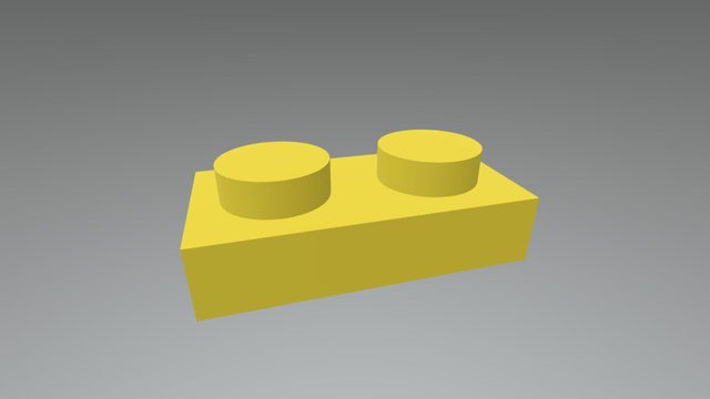 Lego Brick 3D Model