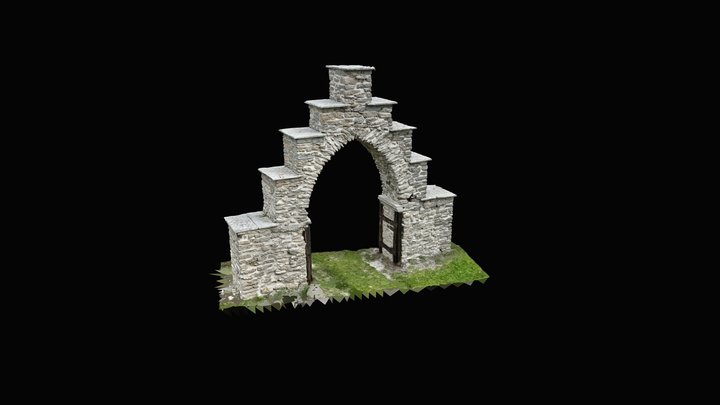Portal Gothem 3D Model