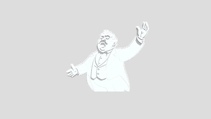 An Opera Singer Funny Figurine – Modelo 3D gratuito STL