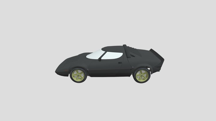 Lancia Stratos 3D Model