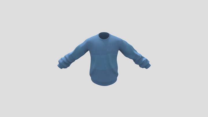 Cotton Sweater - Model Study 3D Model