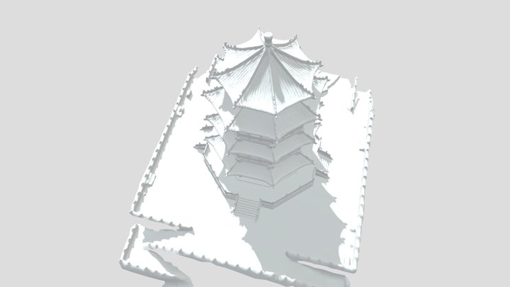 China tower 3D Model
