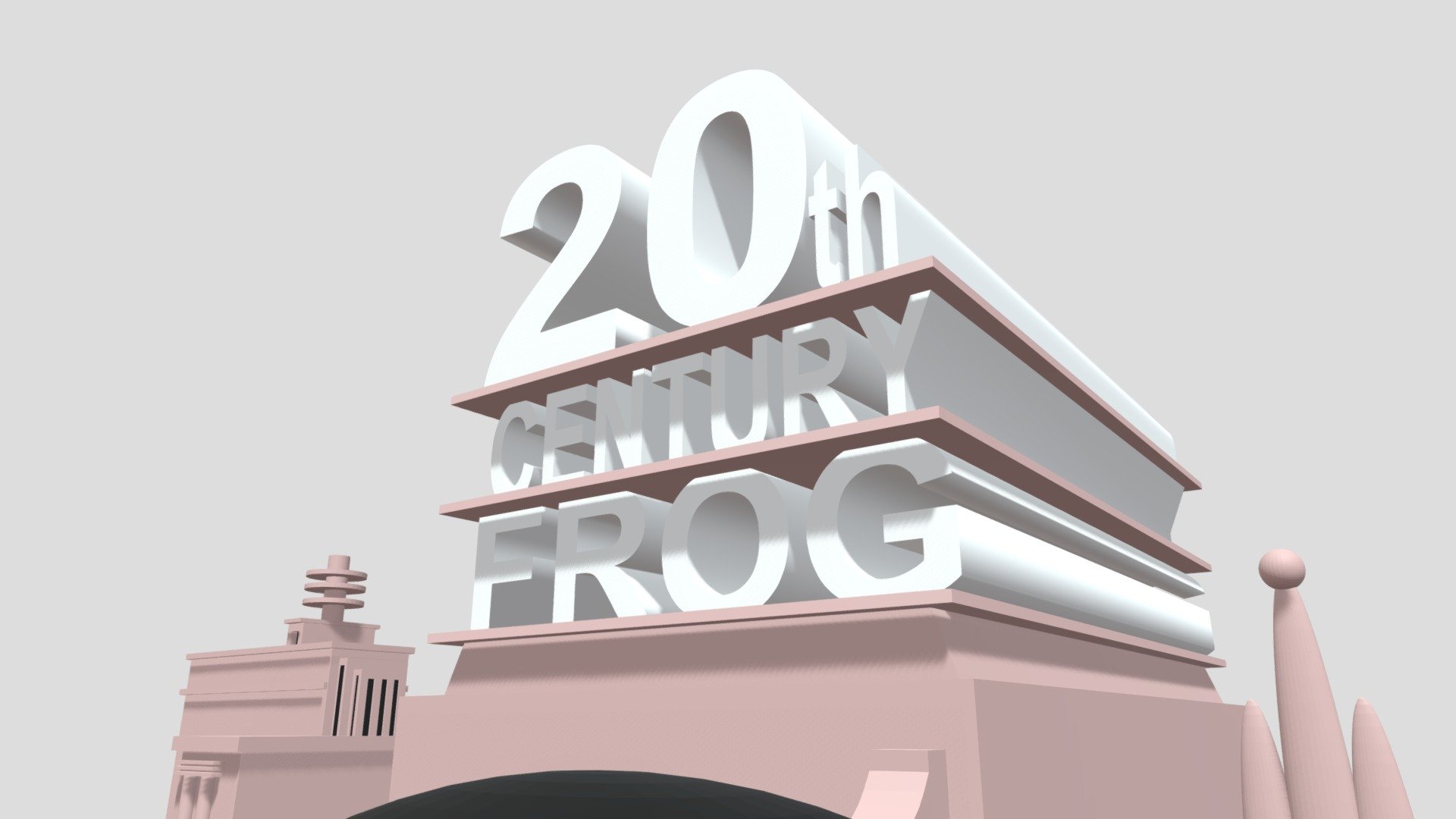 20th Century Frog Logo Remake 3d Model By Demoreasimpson 0719fb0