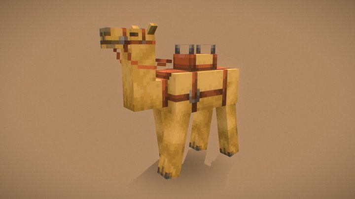 minecraft camel 3D Model