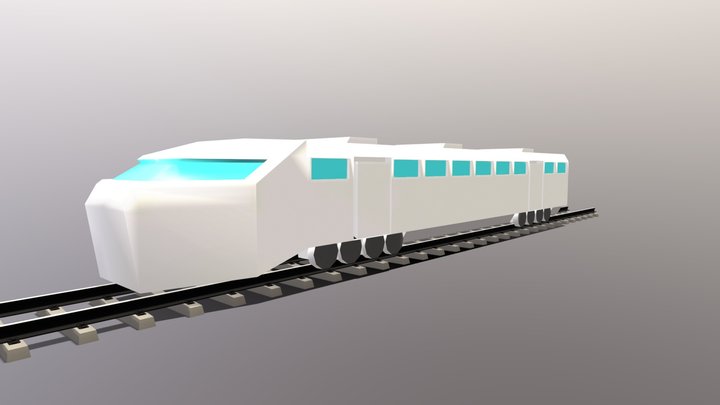 Train V1 3D Model