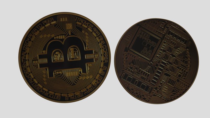 Bitcoin 3D Model