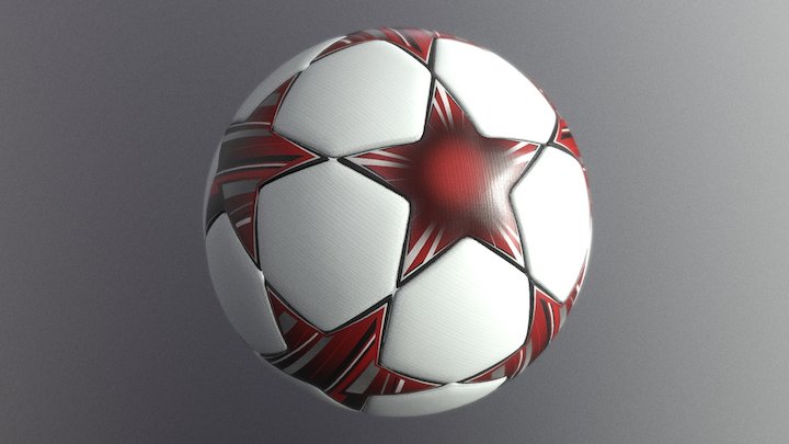 Adidas Champion SoccerBall 3D Model