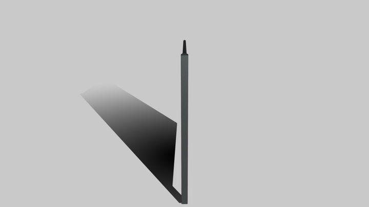 Coloubond Fence, Corner 3D Model
