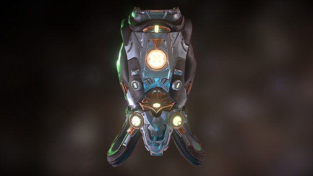Future armor. 3D Model