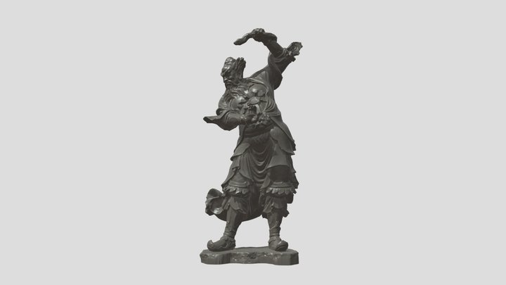 Buddha Statues 002 3D Model