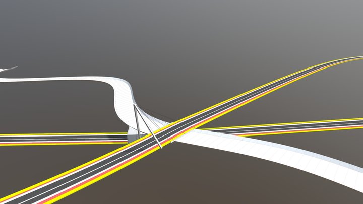 Integration Large Road 3D Model